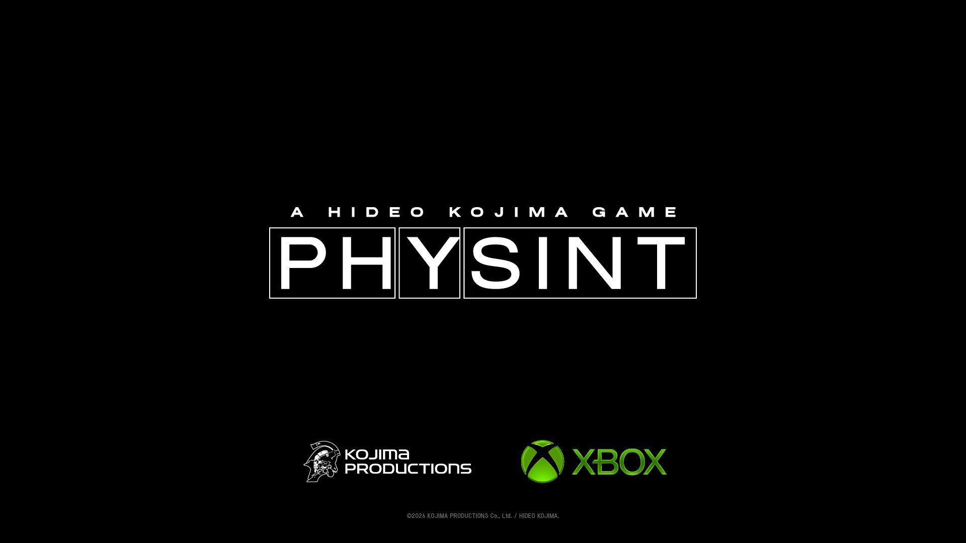 Physint Poster Hideo Kojima Games Partnered With Xbox