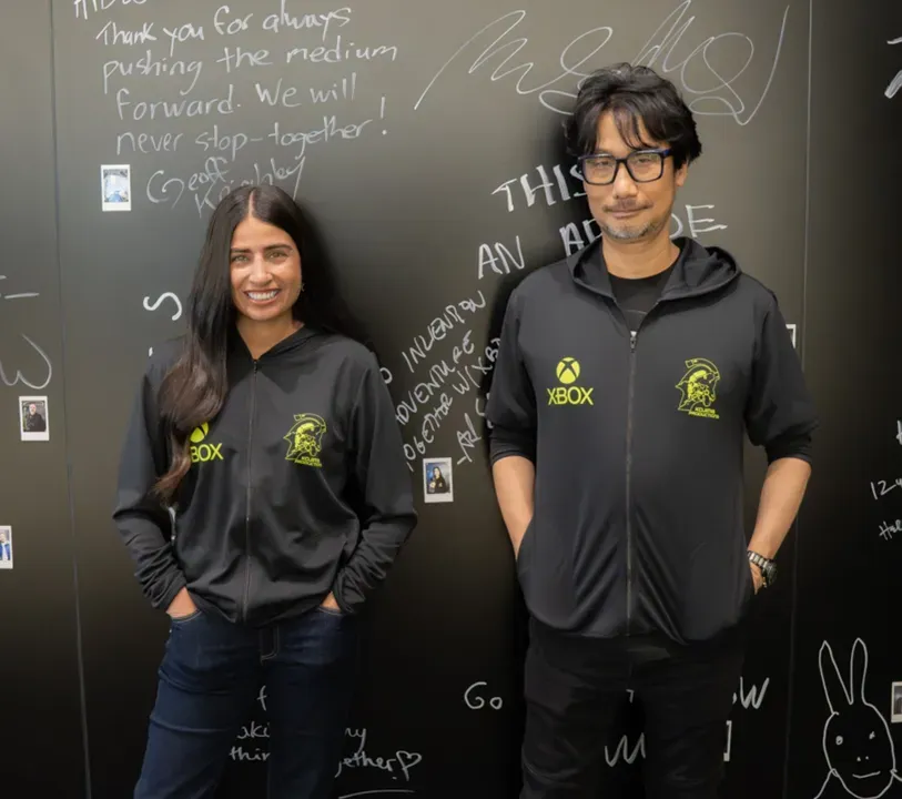 Asha Sharma and Hideo Kojima